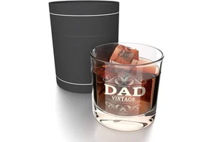 Dad Birthday Gifts Christmas Gifts Presents for Dad Fathers Day Gift 380ml Lowball Glass Tumbler
