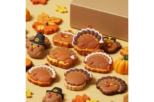 High Quality Custom Thanksgiving Theme Silicone Turkey Pencil Caps Halloween Holiday Wholesale Promotional Gift Ideas