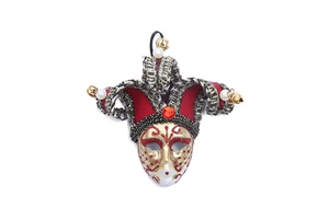 Customized Venice Masquerade Mask Fridge Magnet Ornament Creative Mardi Gras Decorative Souvenir Gift for Parties