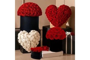 2025 New Product Eternal Rose Bouquet Gift Box Valentine's Day Personalized Flower Design Best Quality