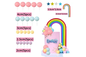 Colorful Children's Birthday Theme rainbow Cake Decoration Dessert Party Supplies Cake Decorating Supplies for Dessert Parties