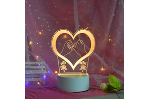 Valentines Day 2026 Wholesale Valentine's Present for Him Sets Women Birthday Valentine Gifts Items Table Night Lamp Light