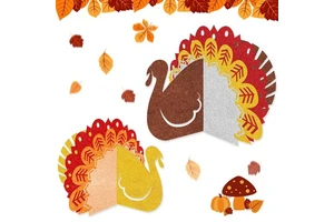 Thanksgiving Party Decorations Centerpieces Harvest Festival Turkey Tabletop Decorations for Autumn Party Decorations