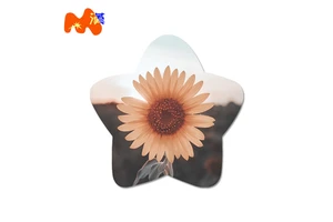 DIY Creative Family Gift Children's 3D MDF Magnetic Ornament Sublimation Blank Customizable Handmade Refrigerator Magnet