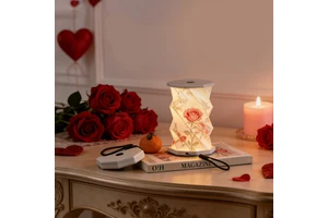 Wholesale Unique Folding Design Luxury Table Paper Lamp LED Night Light for Valentine's Day Corporate Gift Set Holiday Lighting