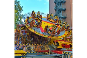 Thrilling LED Disco Tagada Ride Outdoor Amusement Park & Carnival Family Attraction