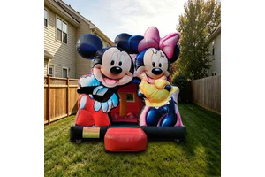 Cartoon Inflatable Bouncy Castle PVC Commercial Grade Mickey Inflatable Castle Mouse Bounce House Jumping Castle