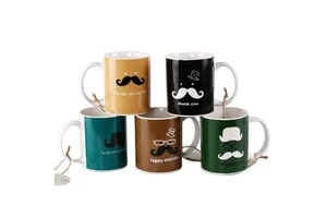 Cheap Funny Ceramic Mug With Toy Birthday Fathers Day Best Gifts Set for Mothers Day