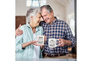 Fathers Day Dad Gifts From Daughter Son Wife,melamine Funny Coffee Mug Gifts for Dad Grandpa Father in Law,Unique Fathers Day