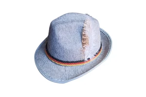 Munich Beer Festival Adult Jazz Hat German Carnival High Mountain Style Made of Durable Cloth for Oktoberfest Parties