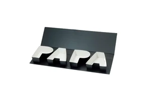 2025 New Pulida Spanish Language Father's Birthday PaPa Gift Box DAD Shaped Gift Box for Father's Day