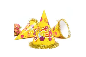 Manufacturer Adult Children Birthday One-year-Old Paper Crown Party Dress up Supplies Cake Hats