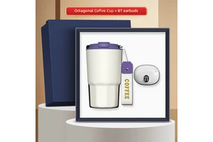 Unique Personalized Business Gift Set Mug and Earbuds for Him Her Mother Father Celebrate Mother's Day Father's Day