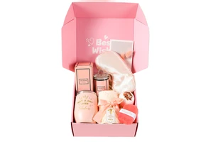 Luxury Women Relaxation Gift Set Mothers Day Valentines Birthday Present Candle Eye Mask Tumbler Wedding Bridal Gifts for Her
