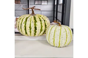 Thanksgiving Decoration Artificial Pumpkin Home Kitchen Window Sill Decoration Item Large-sized Realistic Halloween Pumpkin