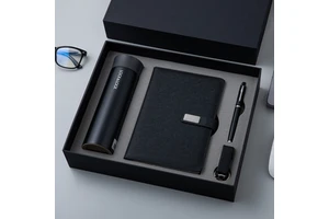 New Year Men Corporate Gift Custom Mug A5 Hard Cover Business A3 Notebook Organizer B5 Gifts Pen Keychain Set for Clients