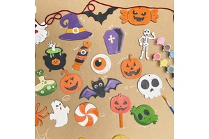 Creative DIY Wooden Halloween Decorations Customizable Size Home Halloween Party Accessories Includes Unique Photo Frame Photos
