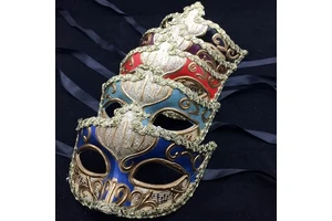 Hstyle Girl Venice Party Masks Masquerade Mask Party Supplies Carnival Festival Anonymous Christmas Halloween Venetian Costumes