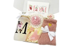Custom 2025 Mother Day Relaxation Self Care Gua Sha Facial Tool Face Roller Birthday Gift Set for Mom Grandma Women