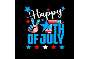 Custom Independence Day Design for T-shirts DTF Film Printing Waterproof Heat Transfer