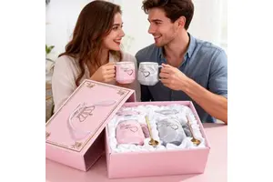 HBC Women's Handmade Gift Box Set Personalization Silk Screen Printing for Christmas Back School New Year Graduation Father's