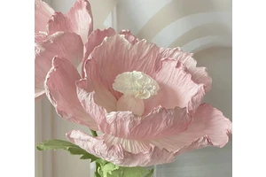 High Quality Handmade Rose Crepe Paper Flowers Foldable Flower Decorations Graduation Thanksgiving Valentine's Day Father's Day