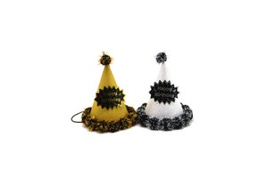 Wholesale Birthday Party Decoration Kids Set Frosted Glittering Party Cone Hat for Adults and Kids