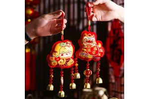 New Year's Blessing Decorative Pendant for New Year Party Decoration