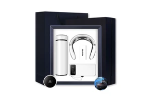 Nice Vacuum Flask Power Bank Type C Corporate Wedding Gift Set for Friends Christmas Father's Day Perfect Thank You Gift