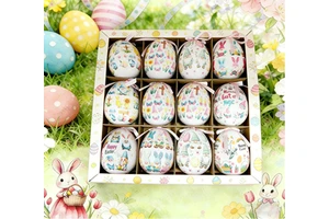 Shunyuan High Quality Rabbit Christmas Egg Foam Baubles-Multiple Sizes for Christmas Tree & Party Decoration