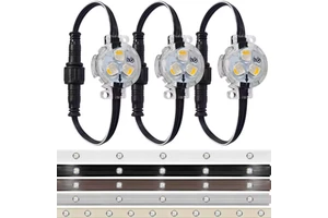 Hot Selling 12V 0.96W RGBW Pixel LED Outdoor Christmas Lights Waterproof IP68 Rating Permanent 30MM RGB Lighting