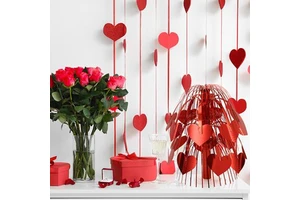 Valentine's Day Desktop Ornaments, Heart-shaped Decorations, Romantic Heart Bouquet, Festival Atmosphere Decorative Props