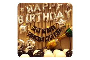 Hot Supplies Luxury Professional Birthday Party Celebration Halloween Decorations Gold Shinning Latex Party Ballons Set