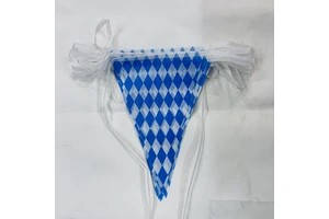 Festival Decoration Bavaria Flag Pennant Banne Germany Munich Beer Festivalr Triangle Bunting Flag