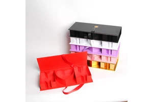 MOM Mother's Day Mom Letter Flip Cover Gift Box Fresh Flower Shop Packaging Gift Box