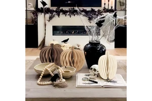 2pk Halloween Party Table Centerpieces Thanksgiving Pumpkin Honeycomb Decoration Holiday Supplies