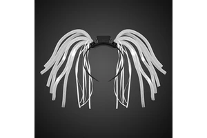 LED Glow Dreadlocks Headband Flashing Noodle Hair Toy Accessory For Kids Adults Birthday Carnival Party Favor Supplies Bulk