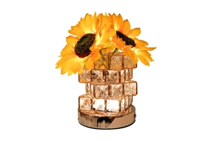 Valentine Mother's Day Gift Sunflowers Flower Rechargeable Table Lamp Festival Restaurant Coffee Shop Birthday Gift for Mom