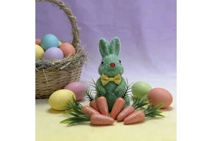 Easter Artificial Rabbi Modern Style Plastic Decoration Durable Factory Children's Toy