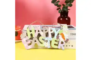 Hot Sell Spring Newest Easter Crafts Easter Bunny Gnomes Wooden Decoration for Party Easter Day
