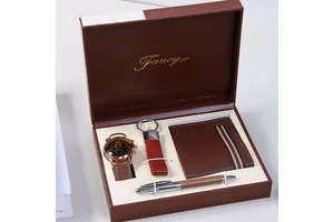 2026 Trending Products for Men Father's Day Thanksgiving Gift Set Sunglasses Key Chains Watch Wallet Belt for Graduations
