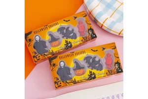 Cross-Border Halloween Rubber Combination Set for Students Children New Product for Gift Rewards Prizes Featuring Pencil Eraser
