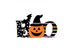 Halloween Wooden Ornaments Pumpkin Ghost Witch Tabletop Decor Festival Crafts Wholesale