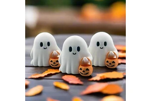Cute Mini Halloween Pumpkin Ghost Toy - Funny Prank Gift Set