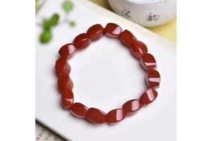 New Arrival Red Agate Twist Bracelet, Suitable As a Gift for Valentine's Day and Mother's Day