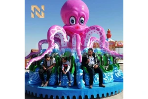 Nova Rides Mall Kiddie Rides Twister Octopus Ride 16 Passengers Hully-Gully Carnival Rotary Rides For Sale Flying Turntable