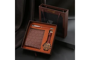 Wholesale Customized Gifts Wallet Watch Set Light Luxury Promotional Men's Business Corporate Gift Set