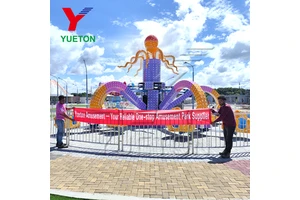 Build Your Own Amusement Park Equipment Manufacturer Manege Attraction Big Octopus Ride For Sale