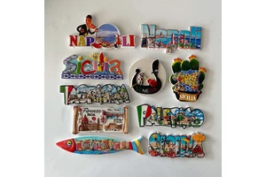 Funny Eco-Friendly Italian Venice Rome Florence Resin Refrigerator Sticker European Souvenir