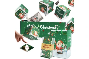 Wholesale Aseptic Sponge Lining Recycled Materials Christmas Surprise Gift Box Creative Festivals Birthday Children Friend DIY